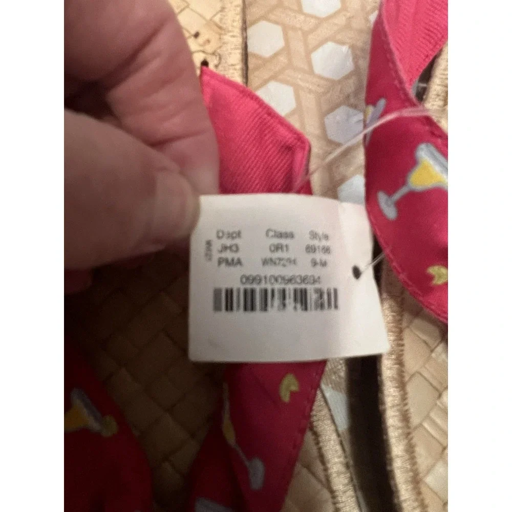 J Crew Basket Weave Insole Flip Flop Sandals Size 9 Martinez